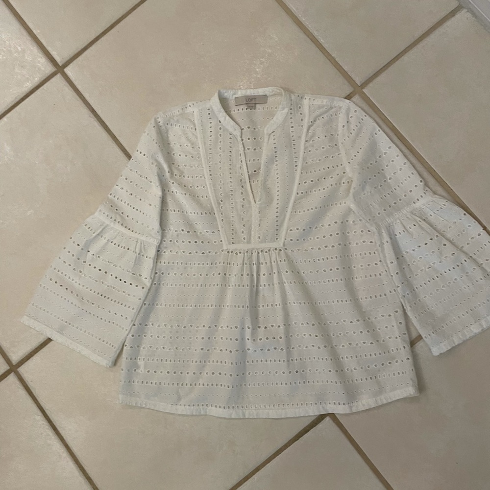 Loft lace cotton top